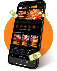 Página inicial da B1 BET no celular